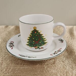 Panstone Christmas Cup and Saucer Set